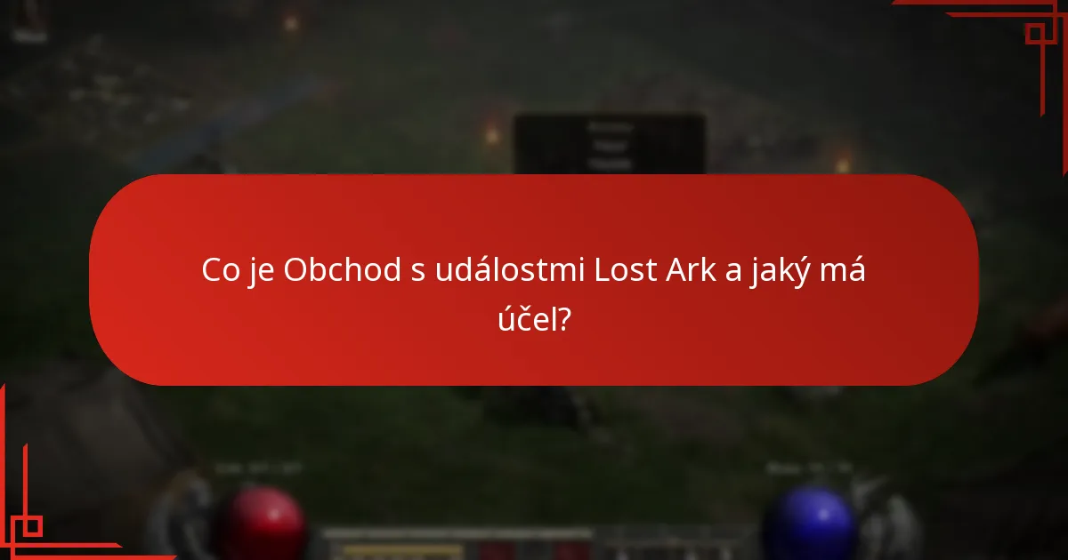 Jaké odměny jsou k dispozici v Obchodě s událostmi Lost Ark?