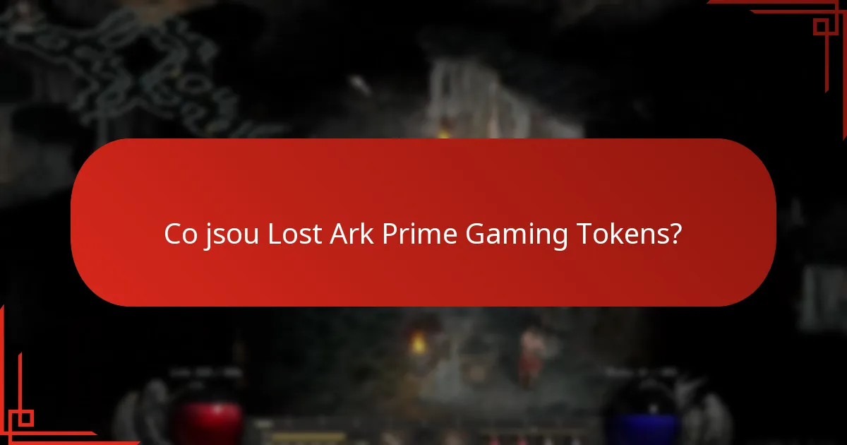 Jak používat Lost Ark Prime Gaming Tokens?