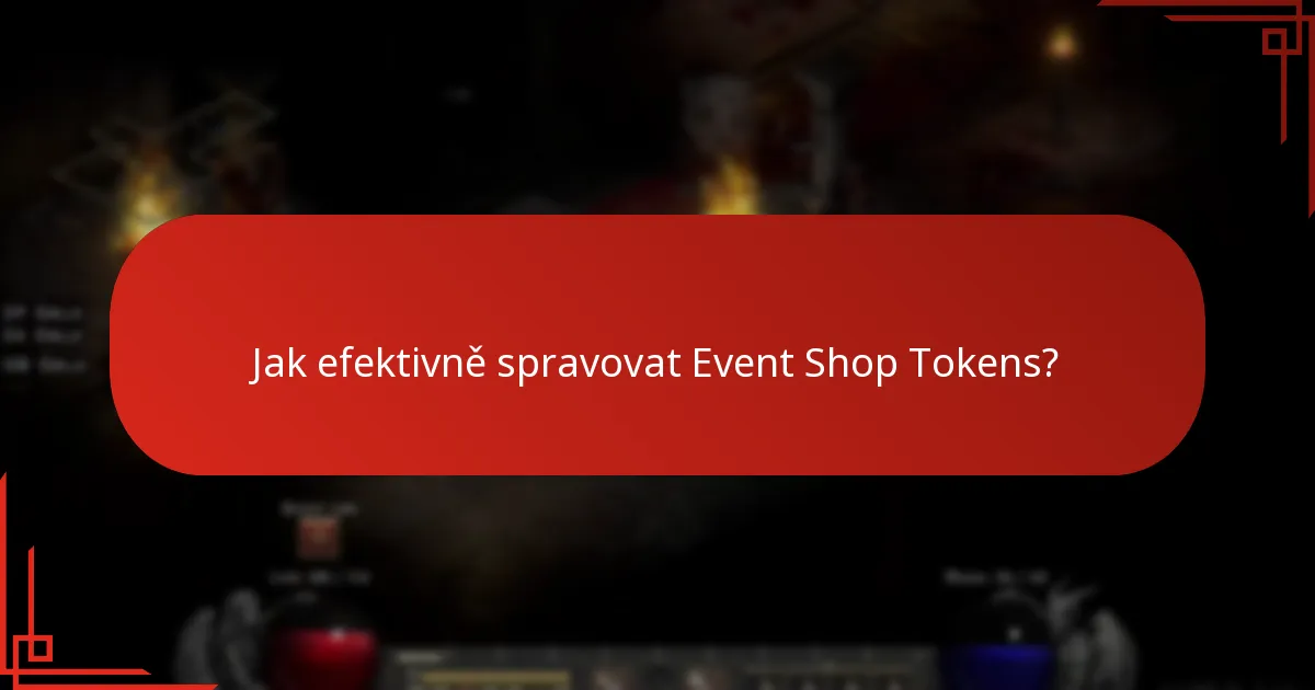 Jak vyměnit Event Shop Tokens?