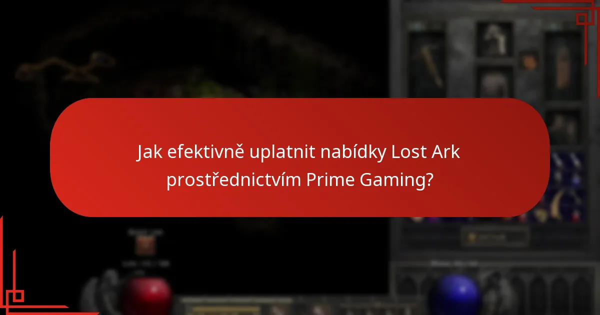 Jaké nabídky Prime Gaming pro Lost Ark vypršely?