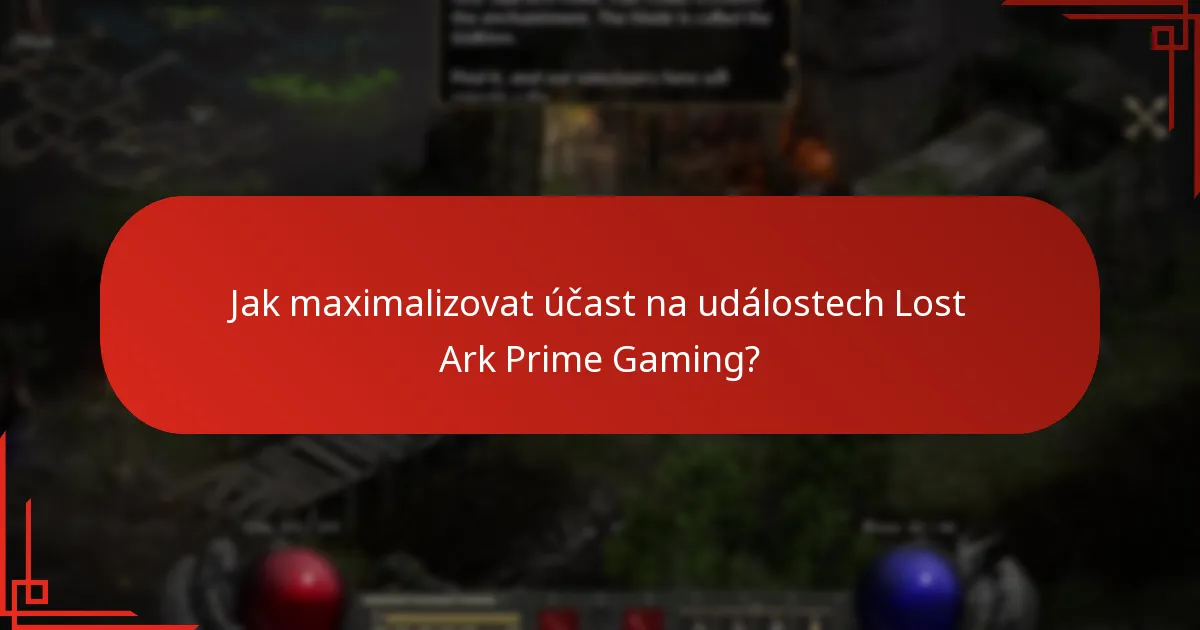 Jaké odměny mohou hráči získat z událostí Lost Ark Prime Gaming?