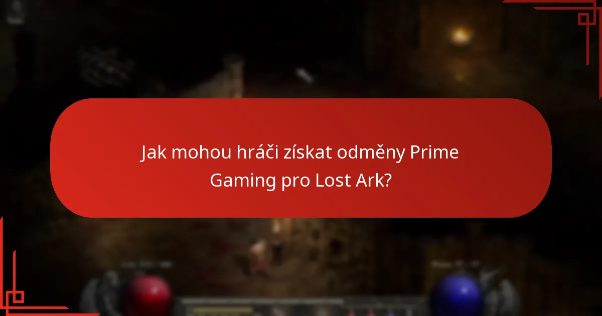 Jak mohou hráči získat odměny Prime Gaming pro Lost Ark?