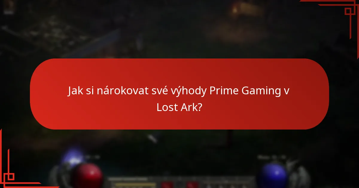 Jaké herní předměty jsou zahrnuty v balíčcích Prime Gaming?