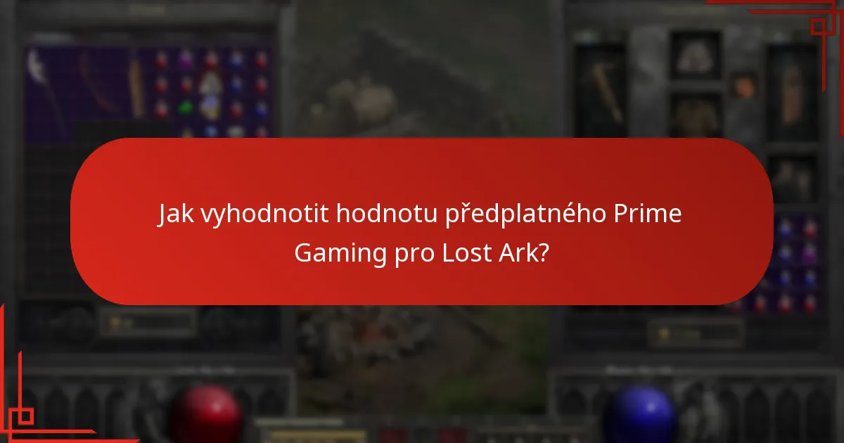 Jaké příležitosti zapojení nabízí Prime Gaming v Lost Ark?