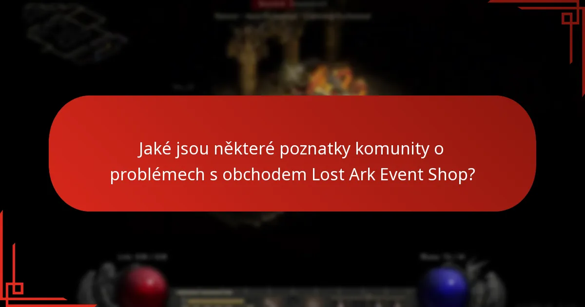 Jaké nedávné aktualizace ovlivnily obchod Lost Ark Event Shop?