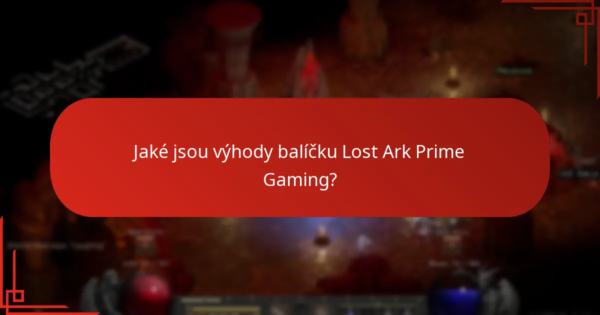 Jak se balíček Lost Ark Prime Gaming srovnává s jinými herními balíčky?